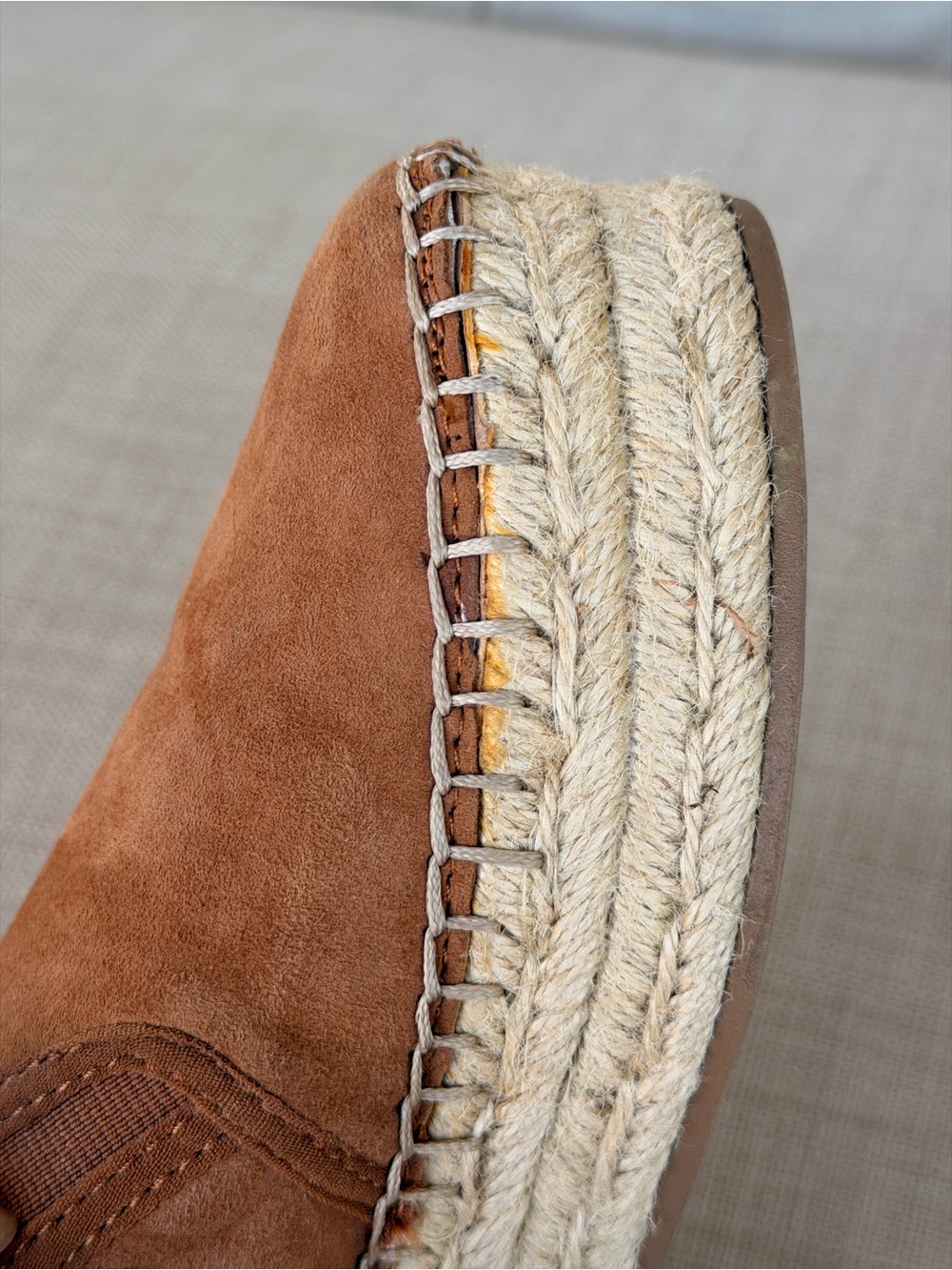 Sam Edelman Tan Platform Suede Espadriles - Picture 3 of 12